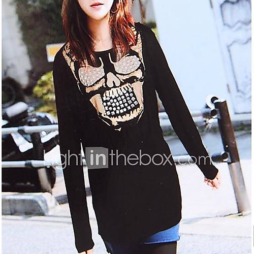 Womens Fashion Facebook Long Sleeve Loose T Shirt