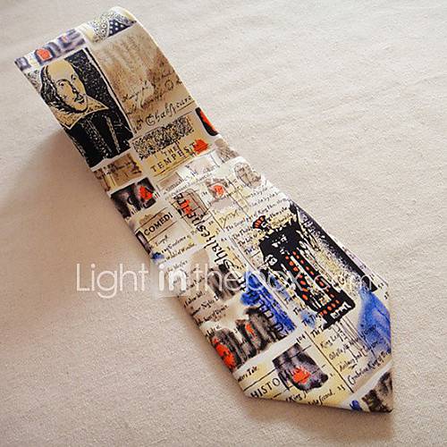 Mens Retro European Wool Tie