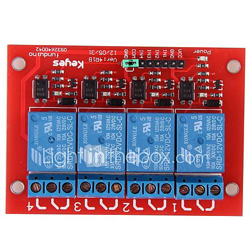 4 Lines 12V Relay Module