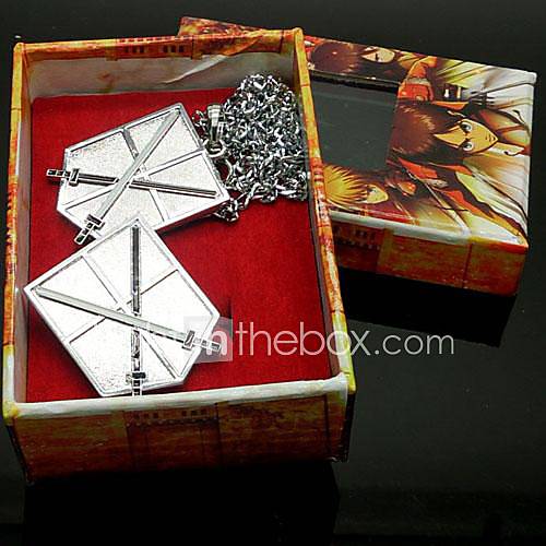 Attack on Titan Training Corps Necklace and Brooch Cosplay Accessory