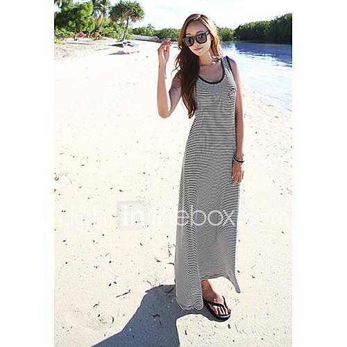 Womens Vest Dress Bohemian Dress