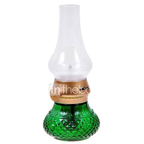 Retro Classic 0.3W 2800K LED Lamp w/ Blow Off Sensor (18LM,Green Golden)