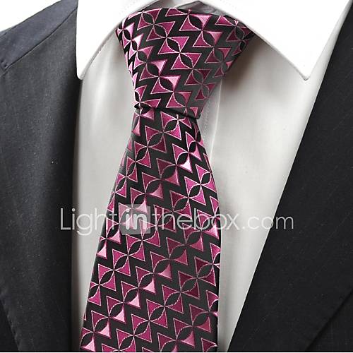 Tie Purple Violet Black Arrow Novelty Mens Tie Necktie Wedding Holiday Gift