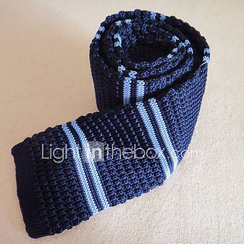 Mens Retro Stripe Flattop Tie