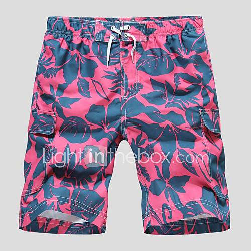 Mens Casual Mid Length Beach Pants