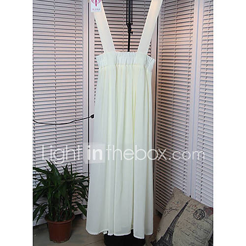 Rxhx Strap Chiffon Dress (White)