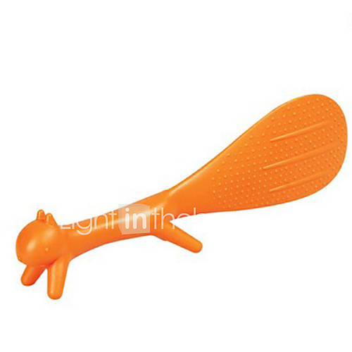 Animal Shaped Plastic Spoon Random Color, L20cm x W4cm x H2cm