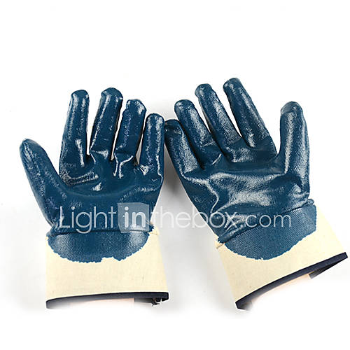 Ansell Nitrile Coating Oil Proof Waterproof Antiskid Gloves [L]