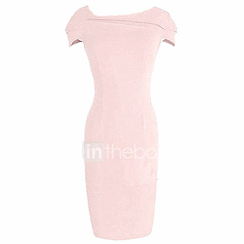 MS Pink Slim Fit Dress