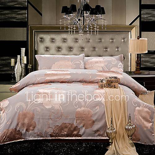 Mainstream Jacquard Weave Cotton Medium 4 PCS Set Bedding