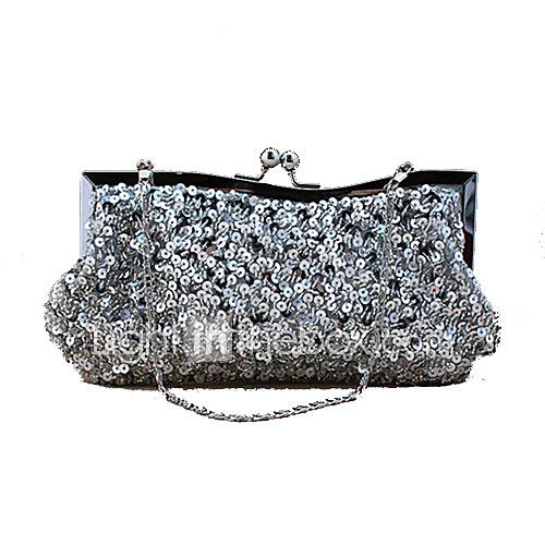 Freya WomenS Fashion Exquisite Beeded Purses(Silver)