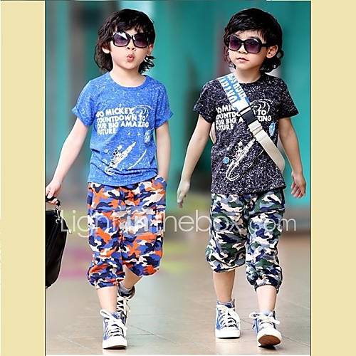 Boys Fashion Tie Dye Clothing Set