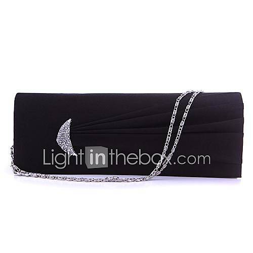 Womens Satin evening bag clutch bag clutch atmosphere in Europe and America (lining color random)