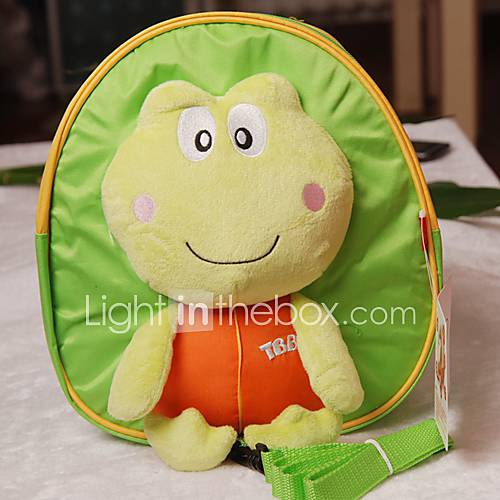 Childrens Stereo Cartoon Safety Harness Backpack(Frog)