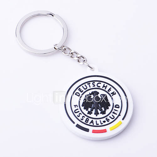 German National Emblem Rubber Key Buckle