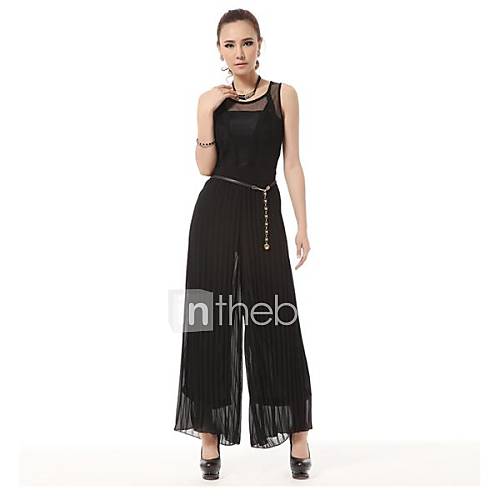 Womens Fashion Chiffon Gauze Jumpsuit (BustS83;M87;L91)