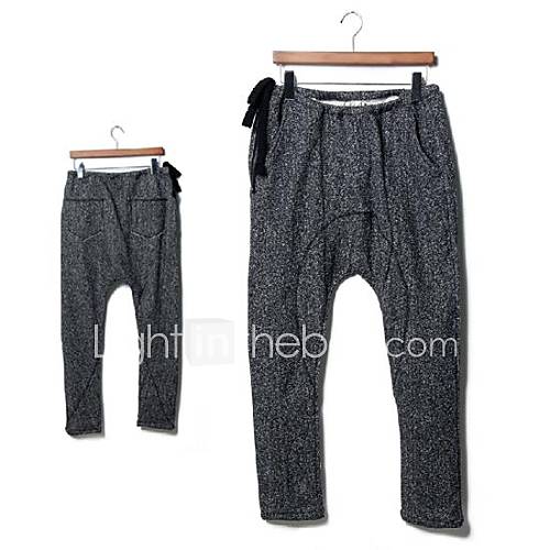 Mens Fashion Pure Color Leisure Casual Pants