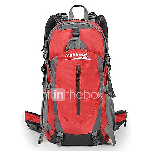 MAKINO 40L Waterproof Nylon Outdoor Backpack with Raincover