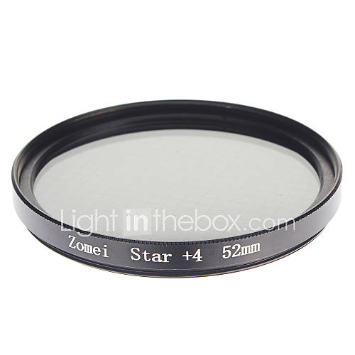 ZOMEI Camera Professional Optical Frame Star4 Filter (52mm)