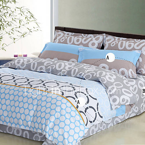 Flower Nighty Bed Set Of Four SF00031