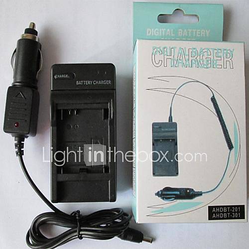 Wall/Car AHDBT 301 AHDBT 201 Battery Quick Charger for Gopro