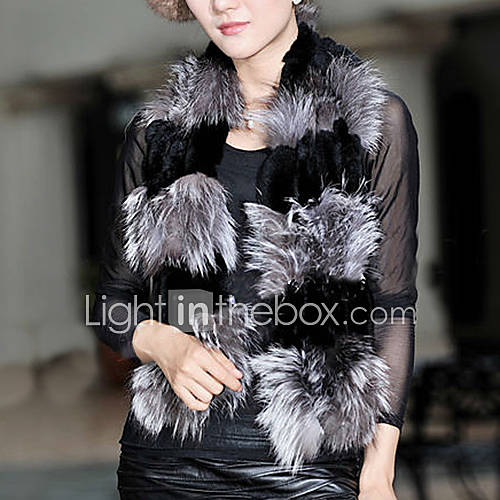 Fox Fur And Rex Rabbit Fur Party/Casual Scarves(More Colors)