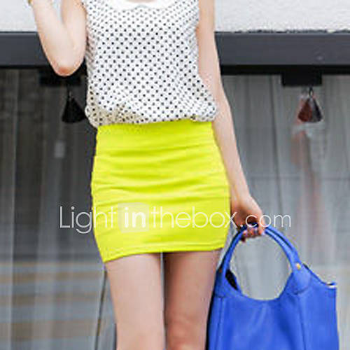 Xiumei Casual Skinny Short Dress(Screen Color)