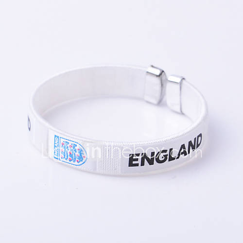 England 2014 World Cup Knitting Couple Bracelets