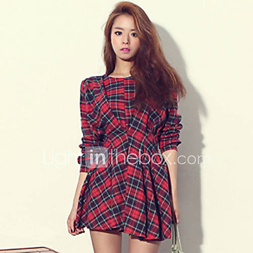 Meitiantian Long Sleeve Red Dress