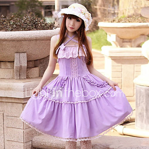 Princess Style Sleeveless Sweet Lolita Dress with Bow