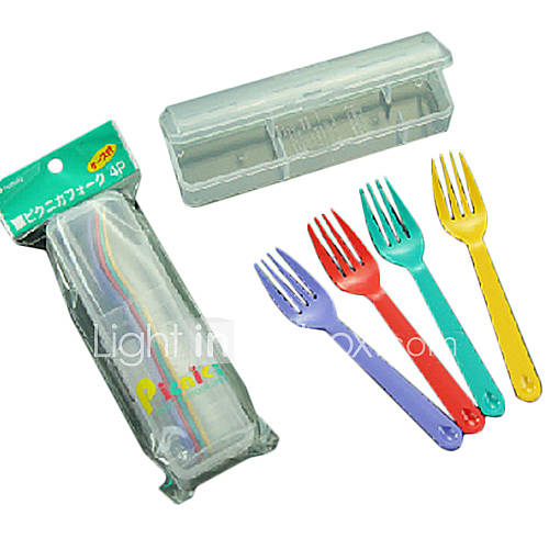 Fruit Fork Portable Random Colour, L16.1cm x W4.7cm x H3.5cm