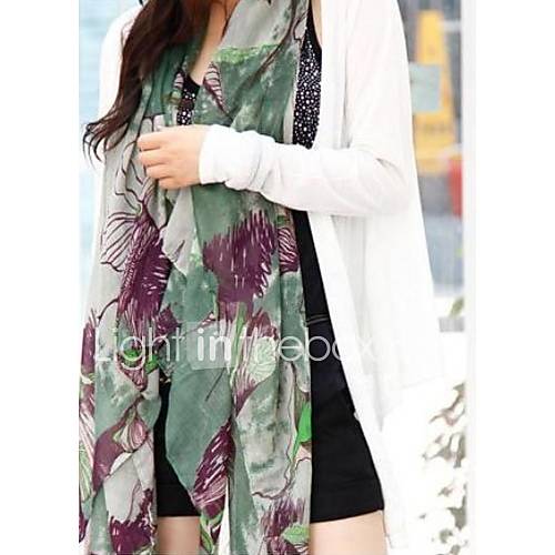 Womens Chinese Flowering Crabapples Scarf