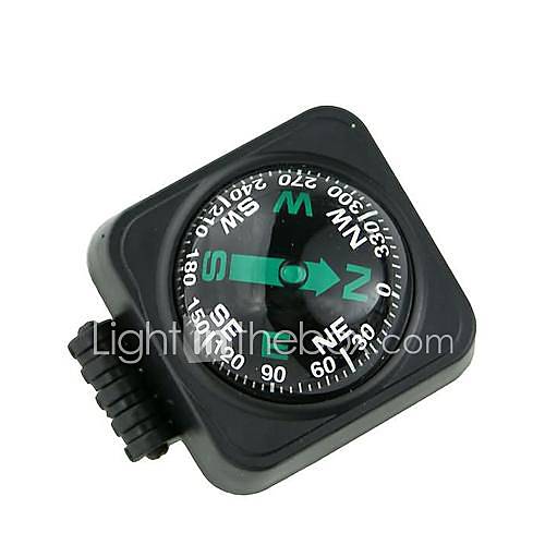 Large Car Compass with Surface Mount   Black