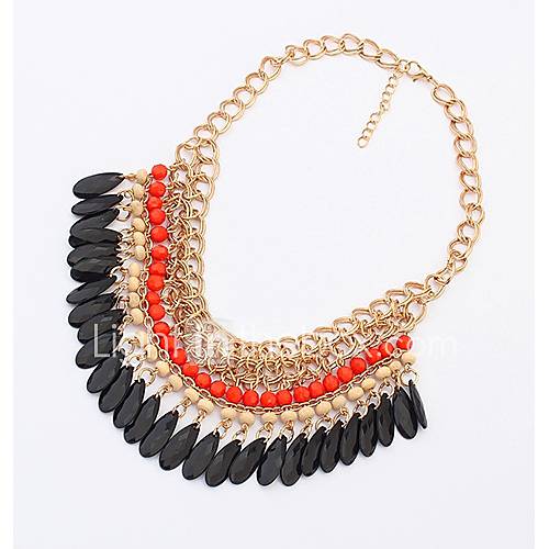 Shadela Bohemian Orange Fashion Necklace CX088 1