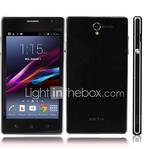 Z1 mini 4.3 Android 4.2 3G Smartphone(Dual SIM,WiFi,GPS,Dual Camera,RAM 512MB,ROM 4G)