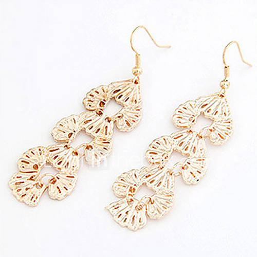 MISS U Womens Vintage Cut Out Long Earrings