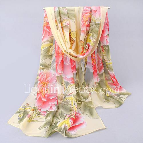 Womens Peony Han Edition Age Season Scarves