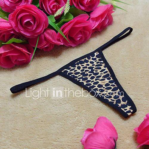 Womens Super Sexy Leopard T Panty