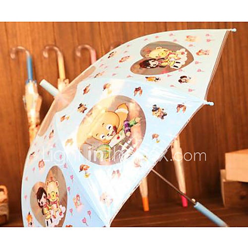 Childrens Transparent Cartoon Umbrella