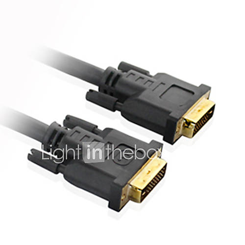 DVI 241 M/M Cable for LCD Panel Gold Plated Black(5M)