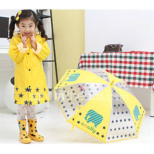 Childrens Transparent Cartoon Umbrella