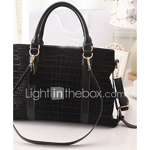 MIQIANLIN Womens Fashion Leather Crossbody Bag(Black)