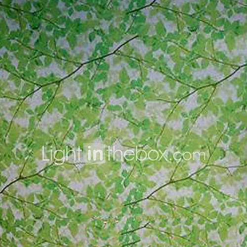 Elegant Grass Green Days Under The Spring Tree Window Film