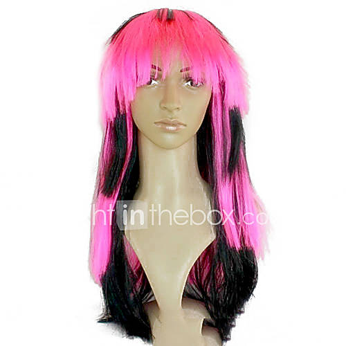 Cosplay Synthetic Wig Long Straight Wig Mixed Color