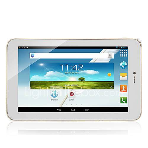 A72 7 Android 4.2 3G Dual Core Phone Tablet (RAM 512MBROM 8GB,WiFi,GPS,Dual Camera,Dual SIM)