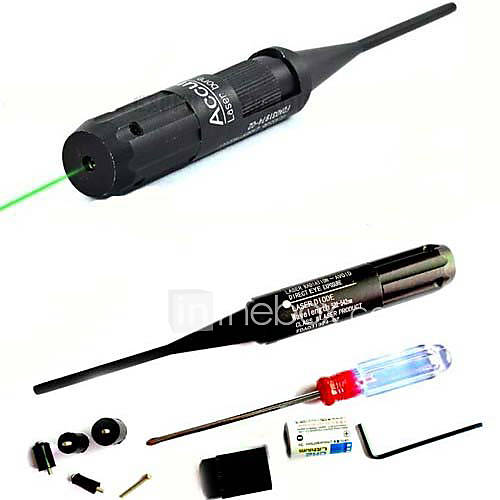 PRO Tactical Hunting Green Dot Laser Bore Sighter Boresighter Kit .22 .50 Caliber Rifle Scope