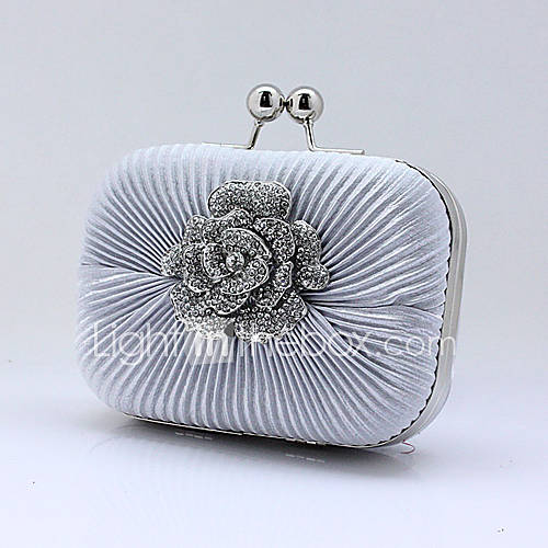 Si Yan Hard Box Of Evening Bag(Silver)