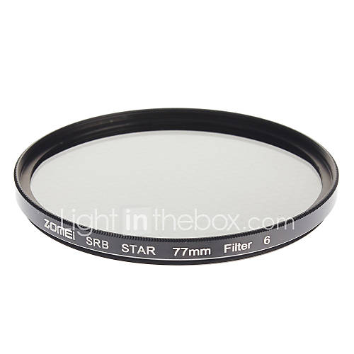 ZOMEI Camera Professional Optical Frame Star6 Filter (77mm)