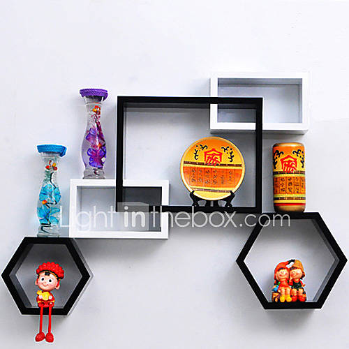 Modern Minimalism Wall Mounted Domestic Storaging Shelf