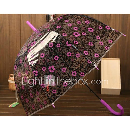 Childrens Transparent Cartoon Umbrella